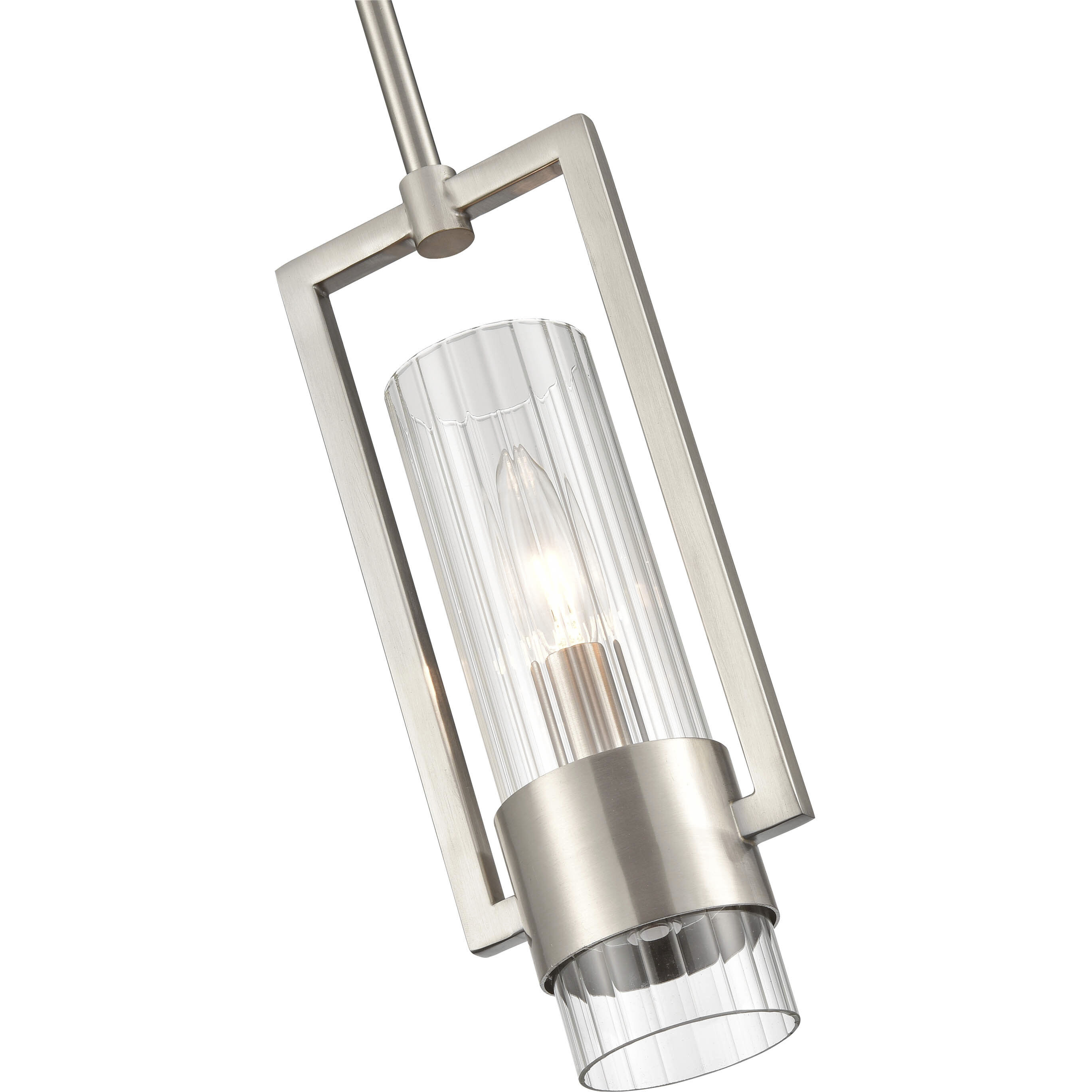 Caberton 1 Light 4.75 inch Brushed Nickel Indoor Pendant Ceiling Light